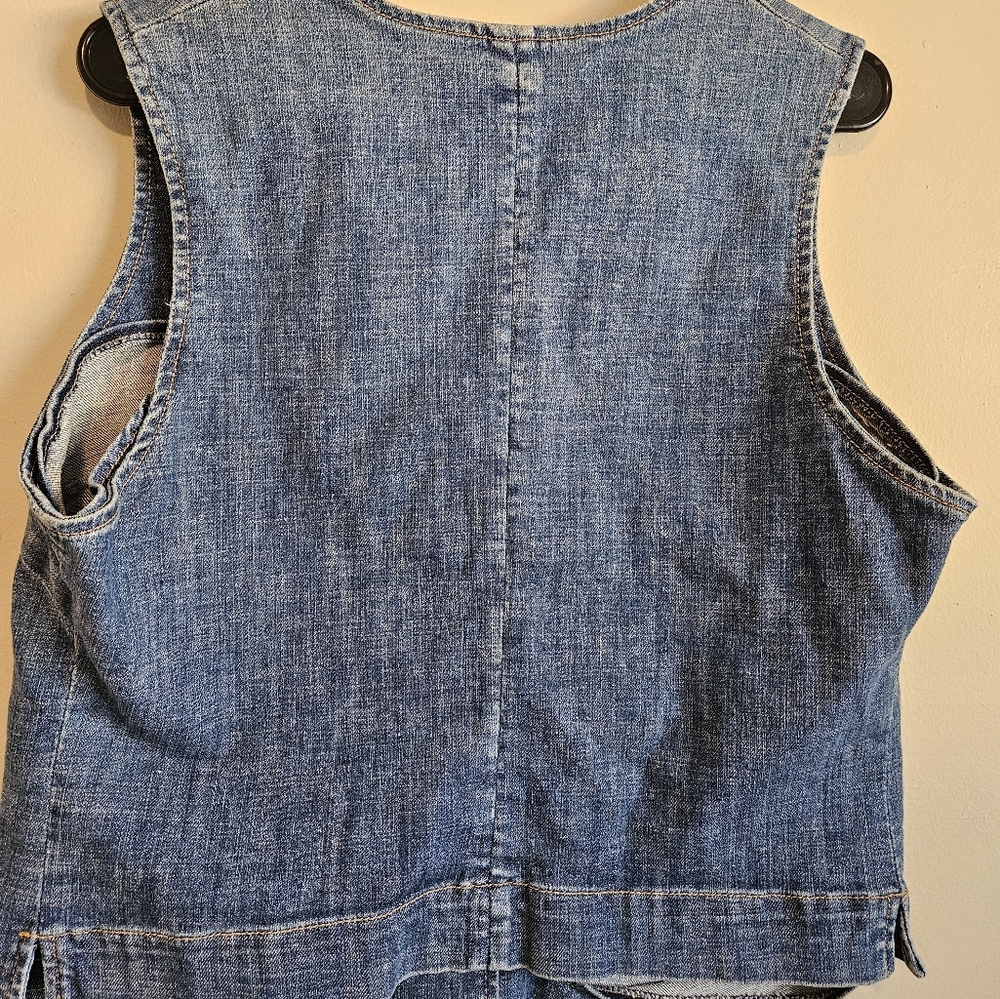 London Denim Button-Up Vest Size XL - Picture 8 of 14
